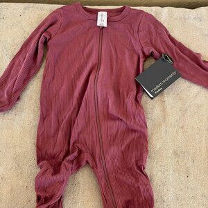 Livaeco Gerber Modern Moments Eco -Friendly Footed One-Piece Sleeper Sz 0-3M